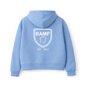 Sweat à capuche d'hiver personnalisé avec impression numérique, logo en strass, coupe ample, épais, délavé, zippé, 600 g/m², 100 % coton, unisexe - Product Image 2