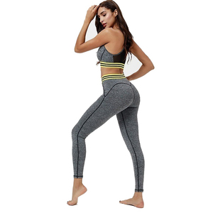 Conjunto de Yoga para mujer, ropa deportiva profesional, Material suave y ligero, diseño Flexible y transpirable para Yoga, Pilates, entrenamiento en gimnasio - Product Image 3