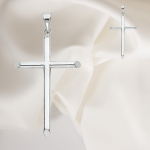 จี้ไม้กางเขนแบบละตินสุดอินเทรนด์สุดคลาสสิกสำหรับทุกเพศประดับเพชรขัดเงาชุบทองสเน่ห์แฟชั่นทำจากโลหะผสมคริสเตียนที่สาม - Product Image 6