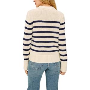 Vêtements pour femmes, vêtements d'hiver épais, haut à rayures, pull à manches longues en tricot, fabriqué au Bangladesh - Product Image 2