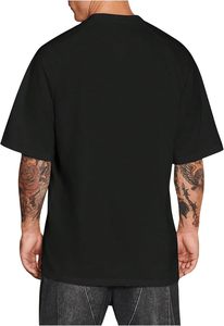 T-shirts pour hommes de haute qualité, personnalisés avec logo imprimé, style streetwear décontracté, faible MOQ, coton lourd, grandes tailles - Product Image 6