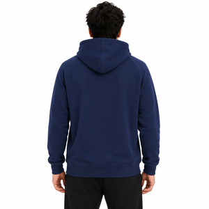 <b>Men's</b> Solid <b>Navy</b> Zip Up Hoodie Raglan Sleeve Casual Full Zip Sweatshirt Pullover Hoodie for <b>Men</b> Breathable Unique Style - Product Image 3
