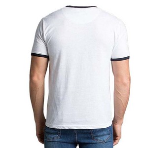 T-shirt à col rond pour homme, style Ringer, prix d'usine, vêtements pour homme, grande taille, style streetwear, manches courtes - Product Image 2