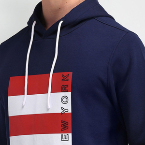 Sudadera con Capucha Extra Grande para Hombre, Personalizada, de Algodón 100% Grueso, Estilo Urbano de Invierno, con Logotipo Estampado y Bolsillo - Product Image 3