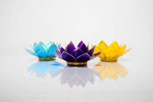 Porte-encens en coquilles de capiz, design moderne fait main, pour aromathérapie de style floral, décoration spirituelle écologique, mariages - Product Image 4