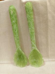 ชุดผสมสลัดครัวส้อมและช้อนทำจากเรซินด้ามยาวมี2ชิ้น12นิ้วในราคาที่ดีที่สุด - Product Image 2