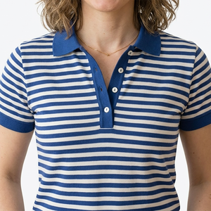 Polo en tissu unique pour femme, look classique, vêtements de sport, meilleure performance, manches courtes. - Product Image 4