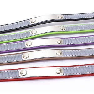 Collares Martingale para Perros de Nailon Reflectante Puro con Logotipo Personalizado, Hebilla de Cierre Rápido, 12 Colores a Juego con Correa, en Stock - Product Image 5