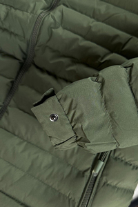 OEM CUSTOM LOGO HIGH QUALITY DOWN PUFFER <b>COAT</b> MEN'S TREND HOODED <b>THICK</b> JACKET CUSTOM <b>WINTER</b> BOMBER SHINY MEN'S PUFFER JACKETS - Product Image 4