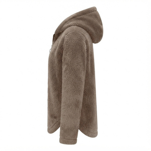 Premium <b>Sherpa</b> Lined Hoodie for <b>Men</b> Oversized Fit Fleece Sweatshirt Custom Colors Reasonable Wholesale Price - Product Image 2