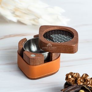 Quemador de Incienso Ecológico de Madera de Acacia de Alta Calidad para Bakhoor y Crear una Atmósfera Relajante al Estilo Árabe al Mejor Precio - Product Image 1