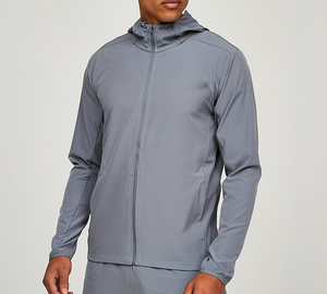 Custom Windbreaker <b>Jacket</b> Men <b>Waterproof</b> <b>Lightweight</b> Outdoor <b>Running</b> Sports Wholesale Manufacturer Breathable Windproof - Product Image 2