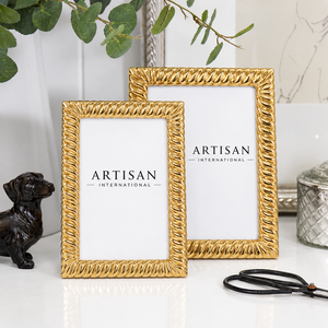 Luxury Multi Tiered Gold Photo Frame Heavy Duty Molded Edge Metal <b>Picture</b> Frame Wholesale Modern Tabletop Art Display <b>Holder</b> - Product Image 4