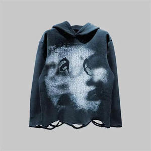 เสื้อฮู้ดดี้ผู้ชายแบบใหม่ แขนสั้น สีพื้น เรียบง่าย สไตล์ลำลอง สำหรับผู้ชาย - Product Image 5