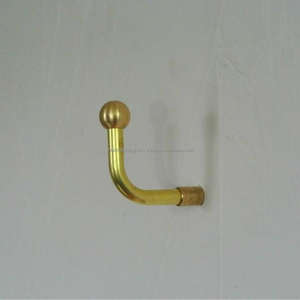 Brass Antique Hook Wall Deco Handcrafs Fancy Hooks And Holder OEM Customize Metal Self Adhesive Bathroom Cloth <b>Towel</b> Hook Trends - Product Image 5