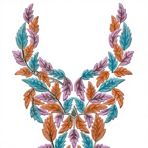 Parches de Organza Bordados de Moda con Forma de Flor para Trajes Étnicos Indios, Vestidos, Kurtis y Blusas - Decoración y Adornos para Prendas de Boutique - Product Image 1