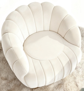 เก้าอี้ดีไซน์ทันสมัย โครงสแตนเลส หุ้มกำมะหยี่ พกพาสะดวก ประหยัดพื้นที่ เหมาะสำหรับห้องนอน กลางแจ้ง โรงแรม ห้องโถง ตกแต่ง - Product Image 2