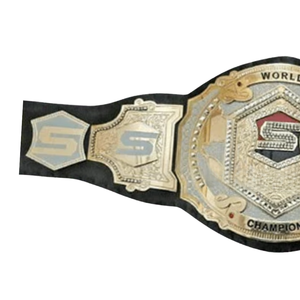 Ceinture de champion de lutte personnalisée, design sur mesure avec forme hexagonale en S, ceinture de champion plaquée or, qualité supérieure - Product Image 3