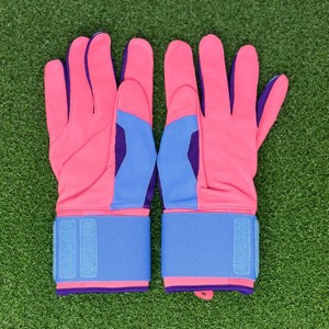 Professional Baseball Safety Batting <b>Gloves</b> Unisex Waterproof Hook Loop Closure Polyester/Cotton All Seasons Custom Colors - Product Image 2
