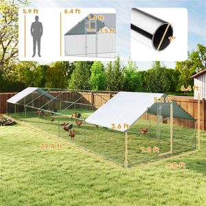 Grande Pollaio per Uso Esterno per Famiglie e Fattorie, Gabbia per Animali da Cortile - Product Image 6