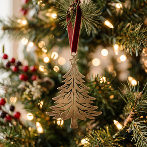 Custom Silver Filigree Snowflake Christmas Tree <b>Ornament</b> <b>Crystal</b> Glass Bead Drop Dated 2024 Metal Medallion Wholesale - Product Image 5