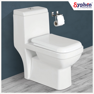 Profesionales en la Venta de Artículos Sanitarios de Cerámica de Alta Calidad y Elegantes para Baño, Inodoro de Una Pieza con Montaje en el Suelo - Product Image 1
