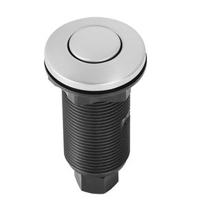 Kit Interruttore ad Aria a Doppia Uscita per Lavello, per Smaltimento Rifiuti Alimentari, 3.5 Pollici, in Acciaio Inossidabile Spazzolato Argento, per Tritarifiuti in Metallo - Product Image 3