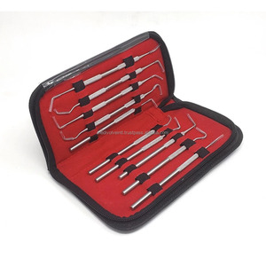 Kit d'outils d'hygiène bucco-dentaire 10 pièces, sonde et détartreur professionnels, acier inoxydable de qualité supérieure, CE ISO OEM ODM, fournisseur en gros - Product Image 1