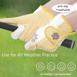 Guantes de Golf Deportivos para Hombre, con Logotipo Personalizado, de Piel Sintética, con Palma de Tela Suave, Transpirables, en Venta - Product Image 4