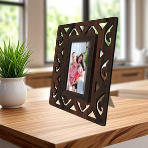 Cadre photo en bois contemporain, utilisation sur bureau, cadre photo en bois massif design, décoration intérieure, cadre photo en bois de qualité d'exportation, fait à la main - Product Image 6