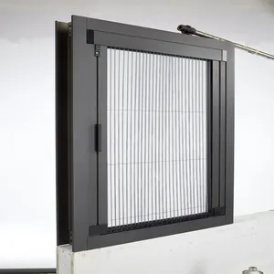 Merchant able Goods Fly Screen Tür Aluminium profil EZ Slide Black Farbe