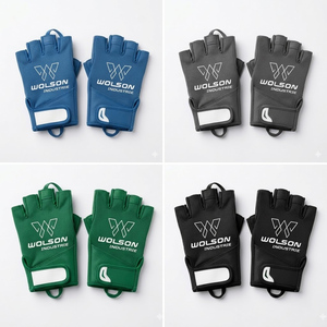 Half Finger Gym Workout Gloves Breathable Stretch Grip Support for Fitness Weightlifting Exercise and Training Activities. - Product Image 4