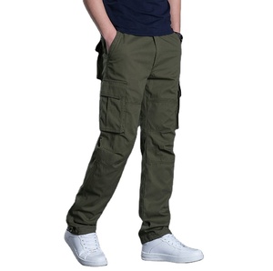 กางเกงทำงานแบบ unisex ผ้าฝ้าย ระบายอากาศ แห้งเร็ว มองเห็นได้ชัดเจน มีกระเป๋าหลายช่อง ซิปผ่าหน้า ทรงหลวม สไตล์สปอร์ต - Product Image 5