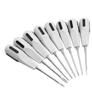 ชุดอุปกรณ์ถอนรากฟันคุณภาพสูง 8 ชิ้น  ชุดถอนฟันแบบ Apical Root Elevator  ทำจากสแตนเลสสตีล สำหรับการผ่าตัดและยกฟัน - Product Image 1