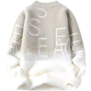Sweat-shirt à capuche noir en polaire 350g coupe-vent décontracté pour homme, veste d'automne respirante style streetwear tricotée avec lettres - Product Image 1