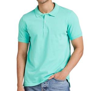 เสื้อโปโลพรีเมียมสำหรับผู้ชาย ผ้าฝ้าย 100% ปิเก้ สีพื้น ปักลาย กระเป๋าเสื้อ โปโลสำหรับตีกอล์ฟ เนื้อผ้านุ่ม ระบายอากาศได้ดี - Product Image 1