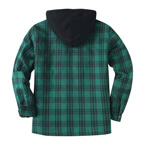 Sweat à capuche en flanelle pour homme, couleur unie, haute qualité, impression de logo personnalisée, prix bas, vente en gros - Product Image 2