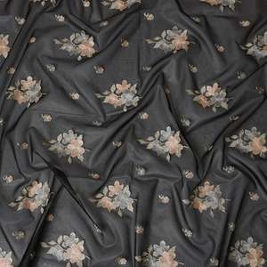 Elegant Cotton Embroidery <b>Fabric</b> for Custom Made Dresses Luxury Gowns Party Wear and Fashion Clothing with OEM Support Available - Product Image 1