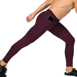 Collants de sport pour hommes à compression, séchage rapide, élastiques, pour l'entraînement, la gym et le fitness - Product Image 4