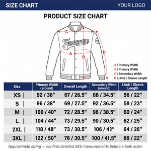 Custom Embroidered Satin Lining 100% Polyester Unisex Autumn Varsity <b>Jacket</b> Snap Front <b>Smart</b> Casual Teamwear - Product Image 6