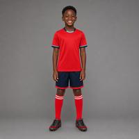 Ensemble de T-shirt et Short de Course Séchage Rapide Multi-Sports Club Scolaire 2627 pour Jeunes Enfants, Conception Personnalisée Gratuite d'un Gilet, Prix de Gros en Vrac