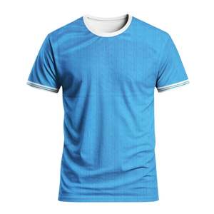 เสื้อฟุตบอลสั้นพิมพ์ลายซับลิเมชั่นตามสั่ง ชื่อและหมายเลขทีม  ผ้าโพลีเอสเตอร์ 100% ระบายอากาศได้ดี แห้งเร็ว  ขั้นต่ำในการสั่งซื้อน้อย - Product Image 1