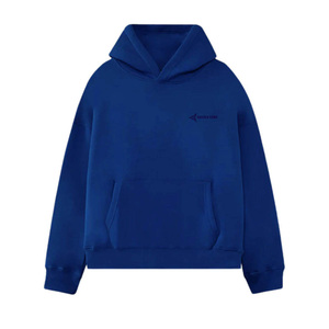Sudadera con Capucha para Hombre, Color Sólido, Algodón French Terry, Transpirable, Corte Regular, Informal, para Otoño, con Bolsillos, Servicio OEM - Product Image 1