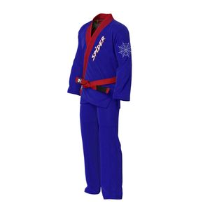 Kimono de Jiu-Jitsu pour hommes, de haute qualité, léger, 440 GSM, extensible, 100% coton, avec logo personnalisé, équipement d'entraînement - Product Image 5