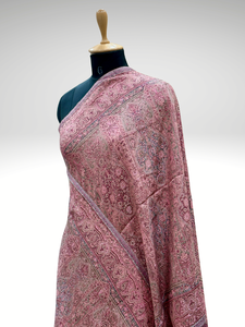 Châles traditionnels Kaani Jamawar en gros – Écharpe ethnique pour femme en mélange de laine de qualité supérieure, motif jacquard, élégant châle indien d'hiver - Product Image 2