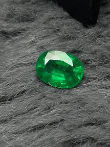 Piedra Preciosa Suelta de Esmeralda Verde Natural, Corte Ovalado, Origen ZM, para Joyería - Product Image 6