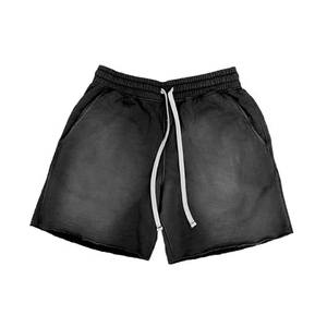 Short en jean pour homme, qualité supérieure, été, mode, extensible, décontracté, en toile unie, taille mi-haute élastique, 100% nylon, séchage rapide, avec cordon de serrage - Product Image 2