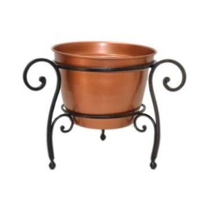 Soporte decorativo de metal para macetas, para interior y exterior, estilo vintage, de fabricante indio. - Product Image 6