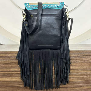 กระเป๋าสะพายข้างหนังวัวแท้สไตล์ตะวันตก ดีไซน์ทันสมัย  งานฝีมือประณีต  จุของได้เยอะ  สำหรับผู้หญิง - Product Image 6