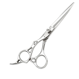 wholesale High Quality Hair Cutting <b>Scissors</b> Ergonomic Offset Handle Professional Salon Barber Shears OEM Manufacturer - Product Image 2